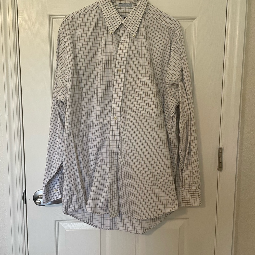 IZOD Men's Check Long Sleeve Shirt